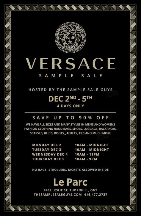 versace sale thornhill|Versace online shopping.